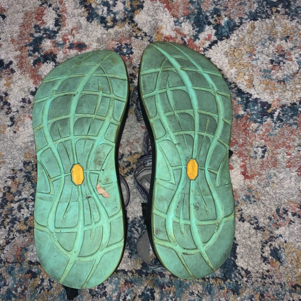 Chaco Zx/2 Double Strap Toe Loop Vibram Sandals 8 - image 4